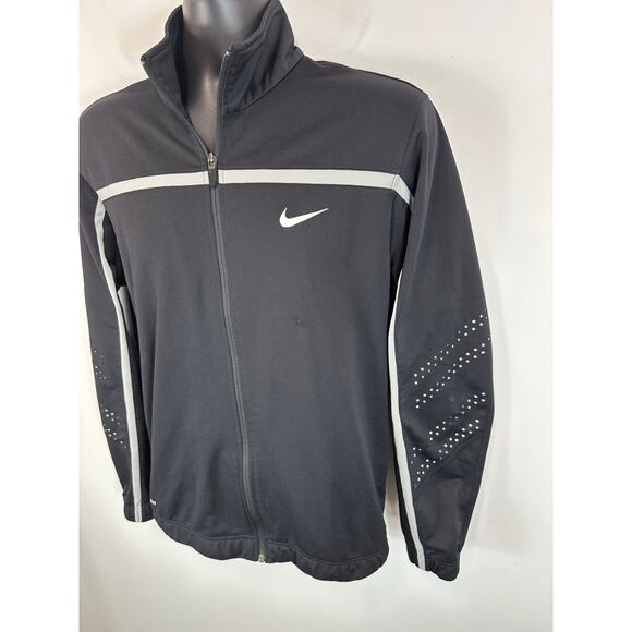 Nike Elite Basketball Warm Up Training Jacket Black Size Medium - Picture 10 of 12